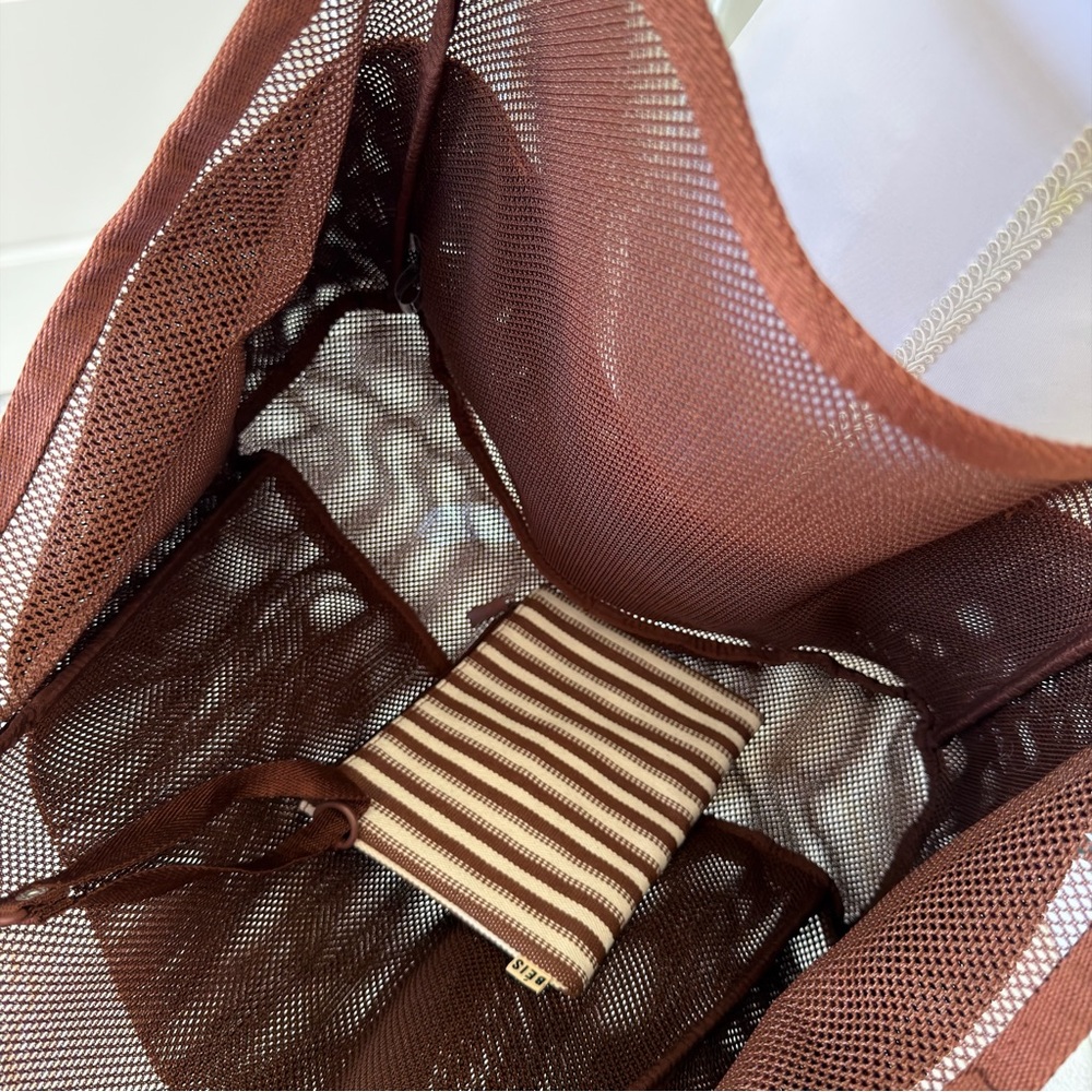BEIS The Beach Tote in Maple Brown - Picture 6 of 8